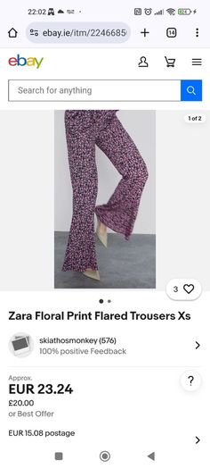 Zara summer trousers