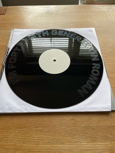 Overmono & The Streets - Turn The Page - 12" Single Sided Etched Vinyl - 2024 XL Recordings