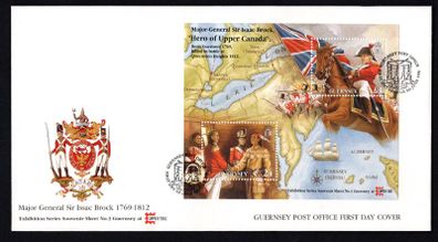 1996 Guernsey Capex 96 International stamp Exhibition Miniature Sheet Commemorative Stamps Official First Day Cover (FDC)