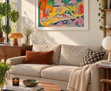 Henri Matisse Le Bonheur de Vivre Framed Art Print 70 x 100cm