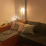 IKEA Friheten sofa bed and Bemz Custom Pink thick Corduroy sofa cover Image 4