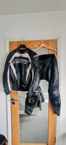 RST Pro Series Two Piece Motorcycle Leather Suit - EU 50 / UK 40 / 28-30" Waist