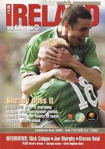 2003 Republic of Ireland v Georgia Euro 2004 Qualifier Programme