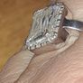 Sterling Silver Ti Sento Pave Set Ring Image 4
