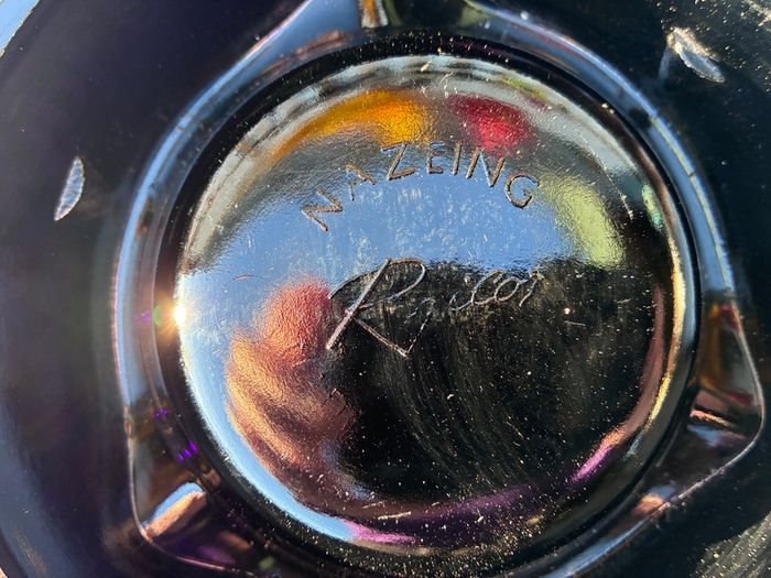 Vintage Hooper Struve glass ashtray