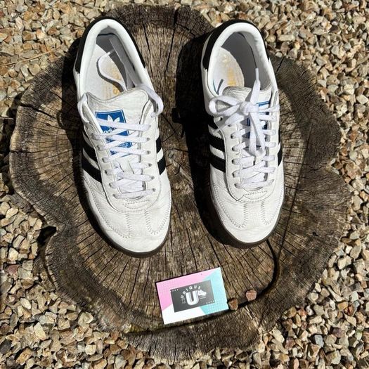Adidas Samba Wedge White Leather Black