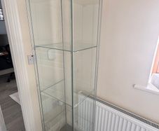 Ikea glass Caninet