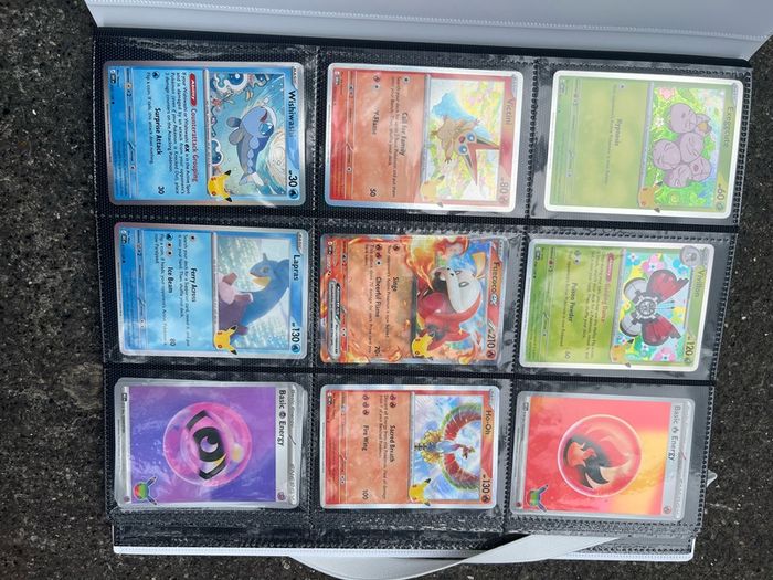 New Pokemon trading card binder + cards