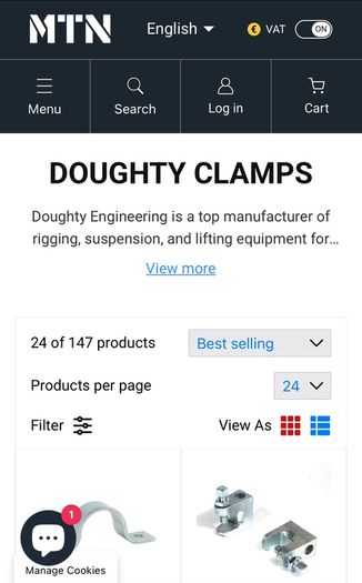 Doughty Lighting Stands and T-Bars (Price Reduction)