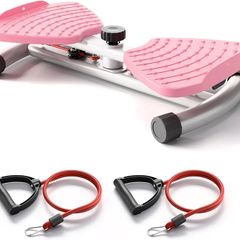 Waist Twist Sculptor Machine, Waist Trainer Disc for Weight Loss, Waist Relax, Ab Training, Balance Training, Foot Massage, Noiseless Home Exercise Equipment With Resistance Band