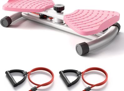 Waist Twist Sculptor Machine, Waist Trainer Disc for Weight Loss, Waist Relax, Ab Training, Balance Training, Foot Massage, Noiseless Home Exercise Equipment With Resistance Band