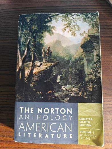 Norton Anthology of American Literature: Shorter Eighth Edition Volume 1