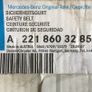 RH Front Seat Belt (Mercedes W221) Image 3
