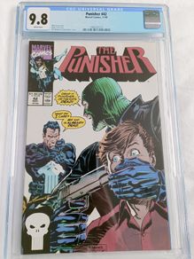 The Punisher Issue 42 CBCS / CGC 9.8 Certified Graded Comic Framed  DC Marvel