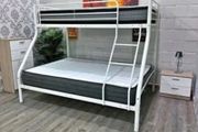 White Double Metal Bunk Bed  219 Free Delivery