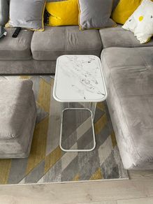 White Sofa Side Table