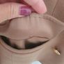 VINTAGE CRISTAL camel crop blazer with gold buttons Sz 14 Image 4