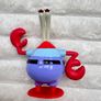 Spongebob Squarepants 2011 Viacom Mr Krabs cake topper approx. 9 cm. Used Please see photos Image 8