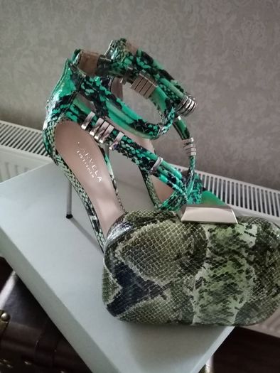 Carvela Heels and matching clutch Postage included