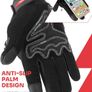 Motorcycle Gloves Men Women, Summer Motorbike Gloves Mens, Touch Screen Breathable Motorbike Gloves for Motocross Racing BMX MTB Cycling Image 7
