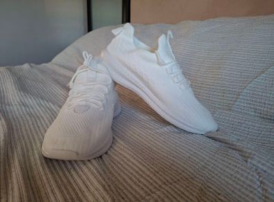 Brand New Women's Lightweight Breathable Trainers White Size EU 42