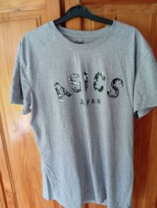 ASICS grey t shirt XL