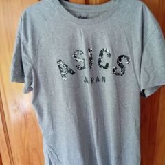 ASICS grey t shirt XL