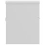 Sink Cabinet with Built-in Basin White Chipboard Image 5