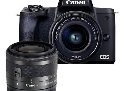 Canon M50 Camera and Lens