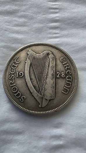 1928 2 Shilling 1 Florin 75% Silver Great Condition