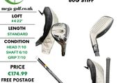 Taylormade Qi35 Hybrid / #4 22 Degree / Hzrdus Black Gen5 6.0 80G Stiff