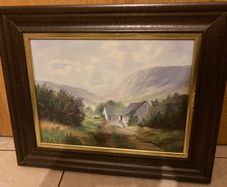 Irish artist Robert b Higgins painting free postage