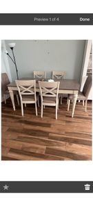 table and chairs