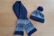 A Kid's Scarf and Hat, 2-3 years