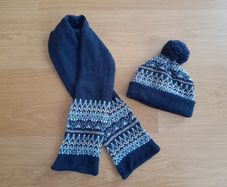 A Kid's Scarf and Hat, 2-3 years