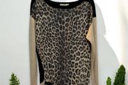 Oasis animal print Jumper. Size XS