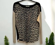 Oasis animal print Jumper. Size XS