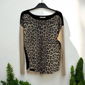 Oasis animal print Jumper. Size XS