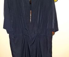 Dunnes Navy Tunic Dress , Size 18 , Brand New With Tags