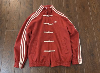 Brand new Adidas Originals ChineseStyle Faux Suede Jacket  Men  XL