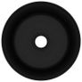 Luxury Wash Basin Round Matt Black 40x15 cm Ceramic Image 3