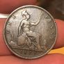 1877 One Penny Victoria Image 2