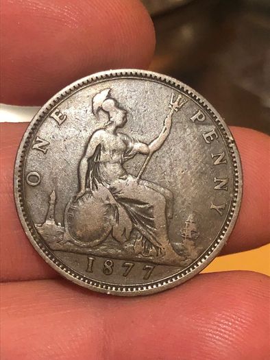 1877 One Penny Victoria