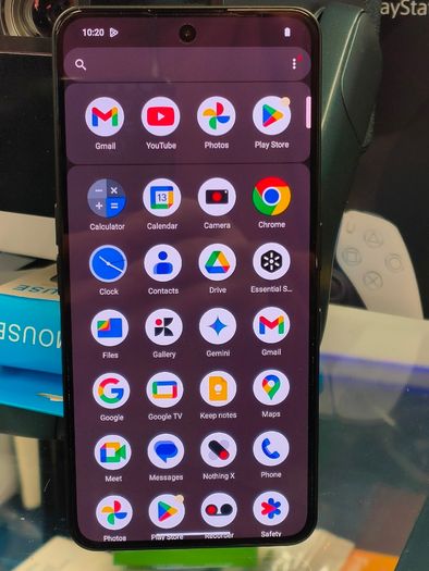 Nothing Phone (3a) 128 GB - mobile phone with 32 MP front camera, 30x ultra zoom, 6.77" FHD+ flexible AMOLED display - Black (Used Like New)