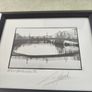 framed Giles Norman official signed photography prints, one of the Ha'penny Bridge from 1988 signed and stamped. Image 3