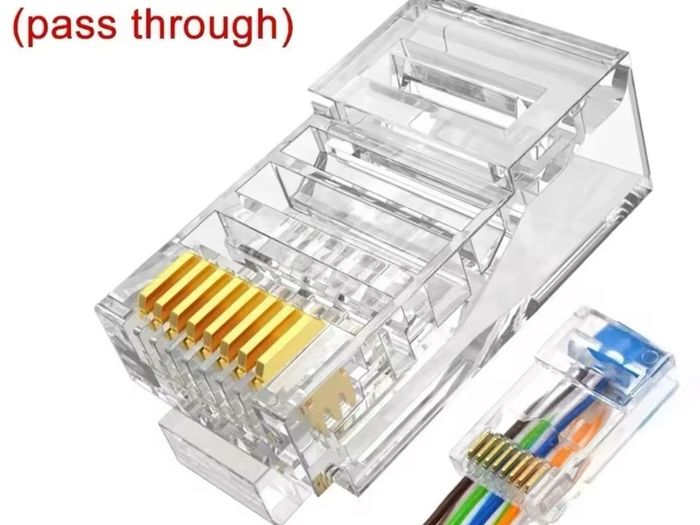 Cat6 RJ45 Pass Through