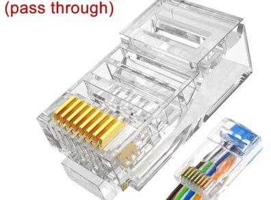 Cat6 RJ45 Pass Through