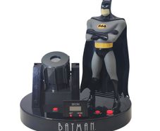 Zeon DC Batman The Animated Series Illuminating Talking Alarm Clock 1993 UNTESTED