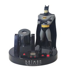 Zeon DC Batman The Animated Series Illuminating Talking Alarm Clock 1993 UNTESTED