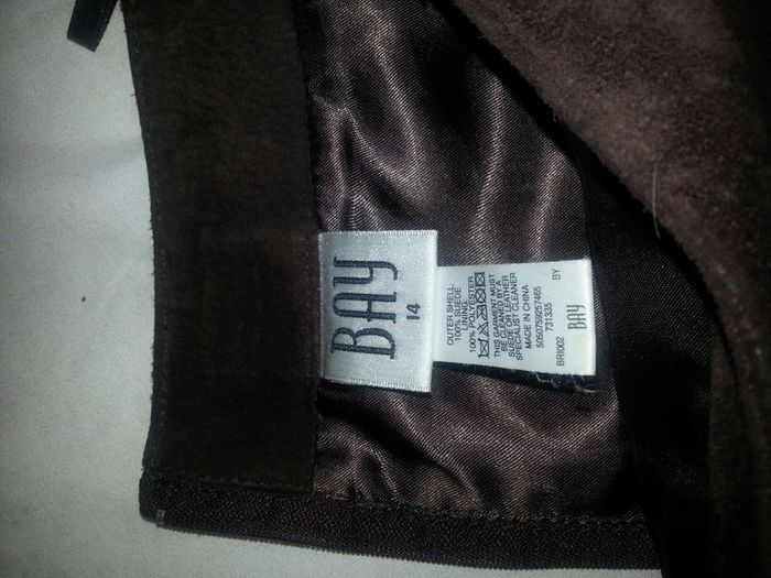 Brown Suede Skirt